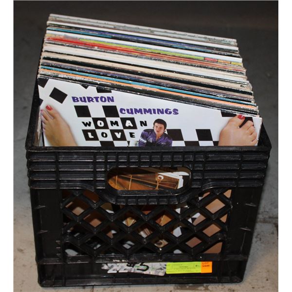 CRATE OF RECORDS: BURTON CUMMINGS, BOZ SCAGGS