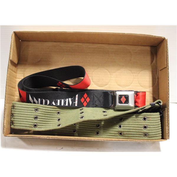HARLEY QUINN BUCKLE DOWN BELT PLUS OTHER BELT