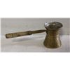 Image 1 : VINTAGE TURKISH BRASS COFFEE POT