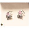 Image 1 : ESTATE 925 SILVER DOLPHIN PIN GEM STONE INSET