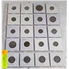 Image 8 : COINS IN 2X2 PROTECTORS IN COLLECTOR HOLDERS FOR