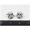 Image 1 : NEW STAR WARS THEME STORMTROOPER CUFF LINKS