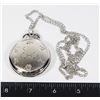 Image 1 : NEW SILVER TONE HARRY POTTER THEME POCKET WATCH
