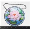 Image 1 : NEW 6" LOTUS FLOWER THEME HANGING WINDOW LIGHT