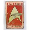 Image 1 : NEW STAR TREK THEME WALL SIGN "LIVE LONG AND