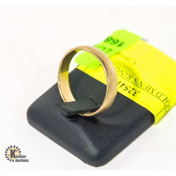10K YELLOW GOLD MEN'S RING SIZE 11
