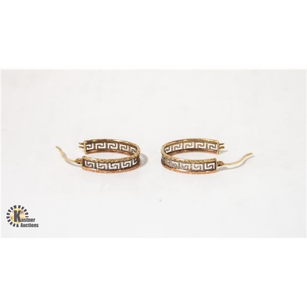 EARRINGS STAMPED 10KT KMS