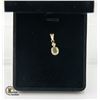 Image 1 : #612-14 KT YELLOW GOLD WITH 0.04 CT FULL CUT ROUND