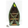 Image 1 : BOAT SHELF UNIT WITH OARDS 23" X 11"