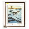 Image 1 : FRAMED DUCKS UNLIMITED CANADA 50TH ANNIVERSARY