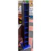 Image 1 : SLIM/NARROW SHELF UNIT 51" X 5.5" BLUE BLACK