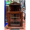 Image 1 : ESTATE WALL CORNER DISPLAY CABINET H-31.75"