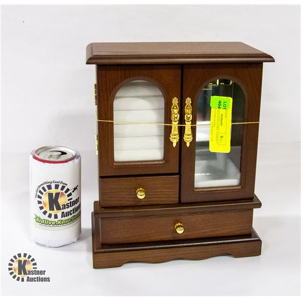 NEW WOODEN JEWELERY CABINET STAND WITH DRAWERS