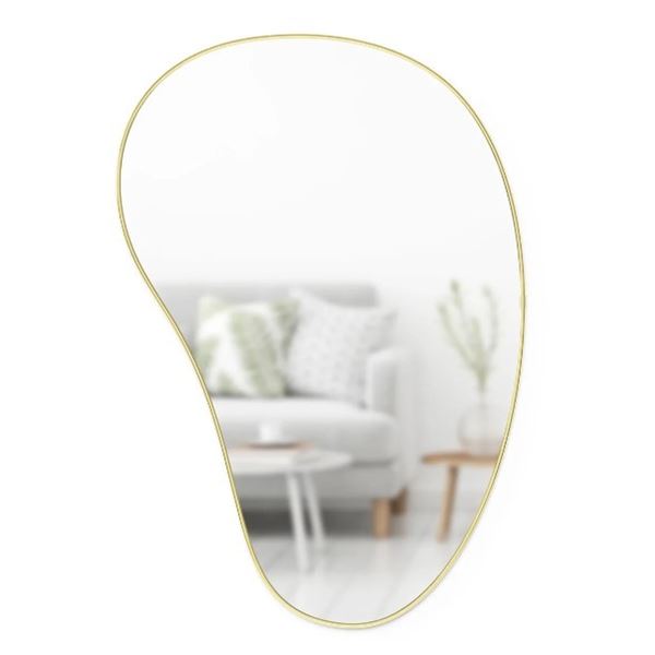 NEW TWO UMBRA PEBBLE MIRRORS 11" X 7"