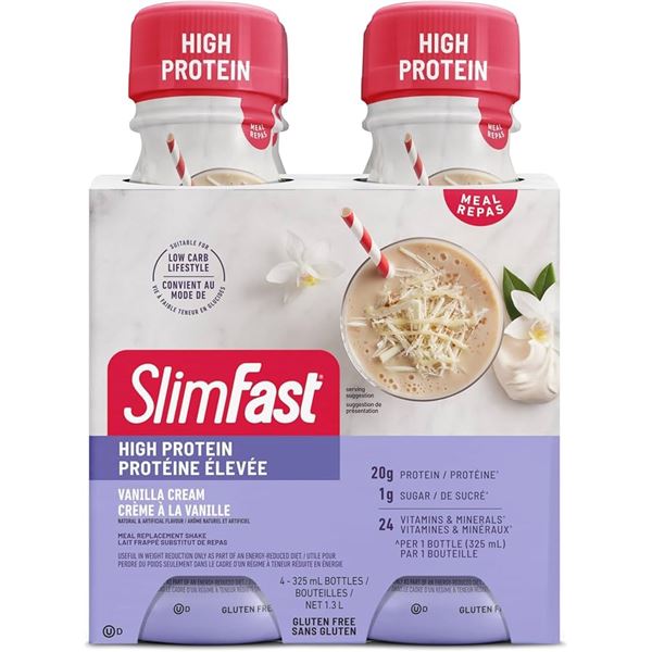 NEW CASE OF SLIMFAST ADVANCED NUTRITION VANILLA