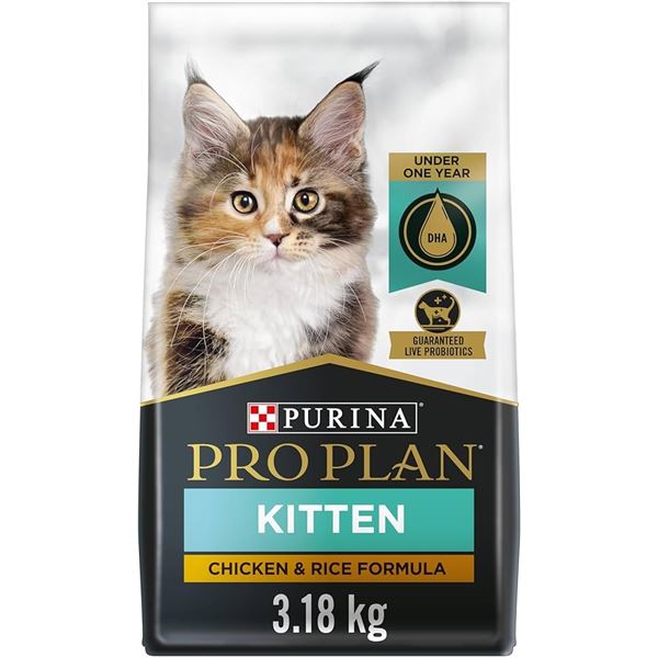 BRAND NEW 48OZ PURINA PROPLAN KITTEN FOOD