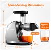 Image 2 : BRAND NEW AMAZCHEF JUICER WITH 2 SPEED CONTROLS