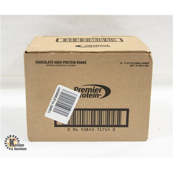 NEW 12 PACK PREMIER PROTEIN - CHOCOLATE FLAVOUR