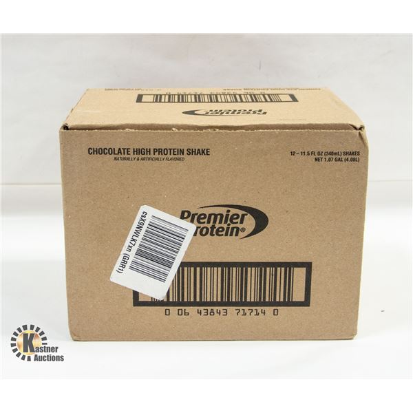 NEW 12 PACK PREMIER PROTEIN - CHOCOLATE FLAVOUR