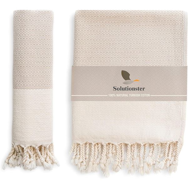BRAND NEW SET OF 2 SOLUTIONSTER 100% COTTON