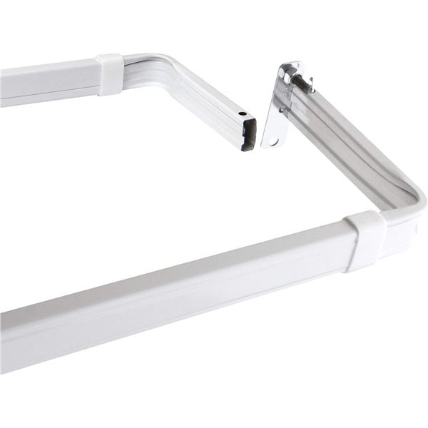 NEW ROD DESYNE LOCKSEAM 3" CLEARANCE CURTAIN ROD