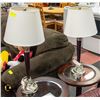 Image 1 : PAIR OF TABLE LAMPS 27"