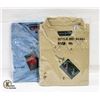 Image 1 : NEW MEN'S SHIRTS 1DENIM 1TAN SIZE 2XL