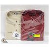 Image 1 : NEW MEN'S SHIRTS 1BURGANDY 1NATURAL 4XL