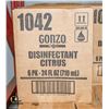 Image 1 : CASE OF GONZO CITRUS DISINFECTANT 6PK X 710ML