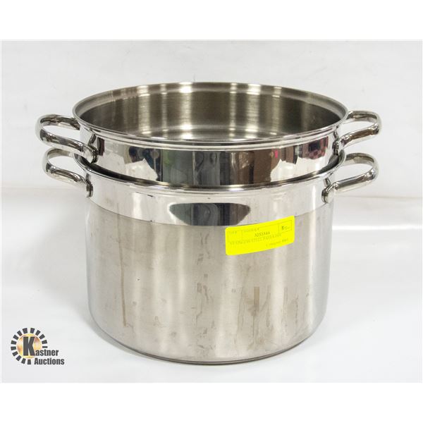 STAINLESS STEEL PASTA POT
