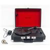 Image 1 : PORTABLE RECORD PLAYER CROSLEY TESTED FUNCTIONAL
