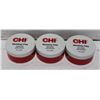Image 1 : 3 NEW CHI BRAND HAIR MOLDING CLAYS