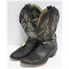 Image 1 : MENS SIZE 8EE VINTAGE COWBOY BOOTS-ESTATE