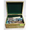 Image 1 : LARGE LOT VINTAGE CUTLERY IN VELVET BOX