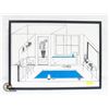 Image 1 : DRAWING APPROX 23"/31" WOOD GLASS FRAME