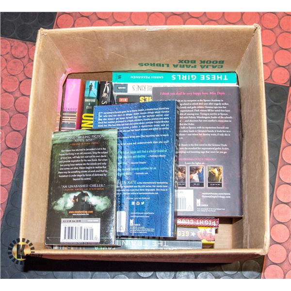 BOX OF FICTION BOOKS