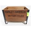 Image 1 : "HARLEY DAVIDSON" WOODEN CRATE