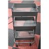 Image 1 : ROLLING UTILITY CART 3 TIER (METAL)
