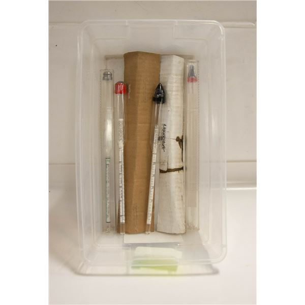 LOT OF 4 HYDROMETERS