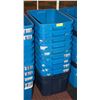 10 USED 14 GAL RUBBERMAID BINS - NO LIDS