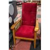 ARTS & CRAFTS RECLINING OAK CHAIR