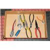 Image 1 : FLAT OF PLIERS AND CUTTERS ETC