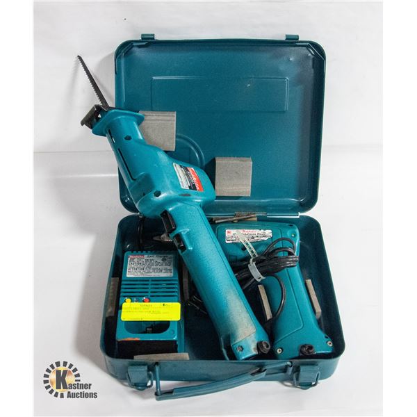 MAKITA DRILL AND RECIPROCATING SAW WITH CHARGER