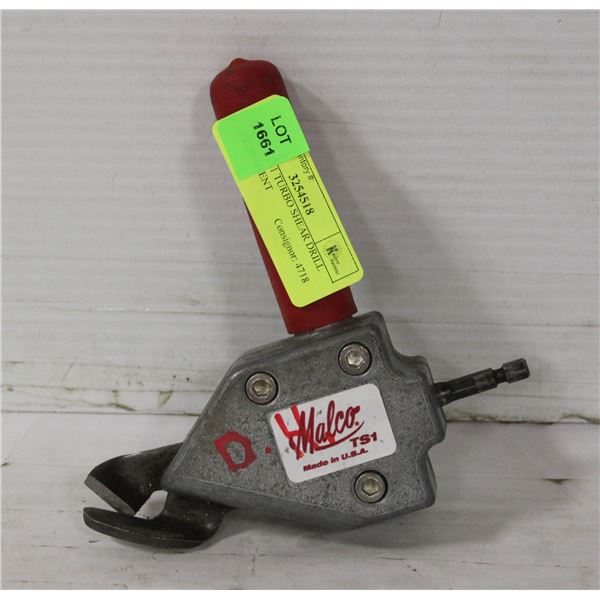MALCO TS1 TURBO SHEAR DRILL ATTACHMENT