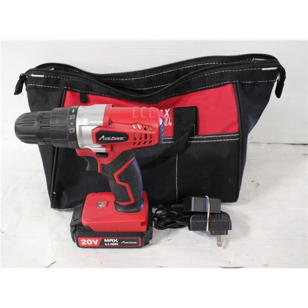 20 VOLT MAX DRILL DRIVER WITH LITHIUM ION BATTERY