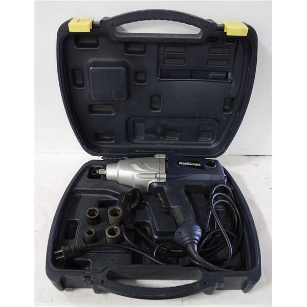 MASTERCRAFT 7.5 AMP IMPACT DRILL SET. TESTED