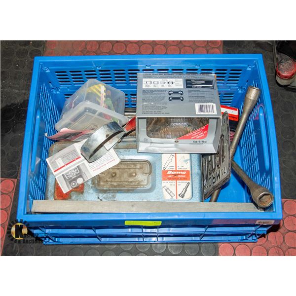 LOT OF AUTOMOTIVE TOOLS, PARTS AND