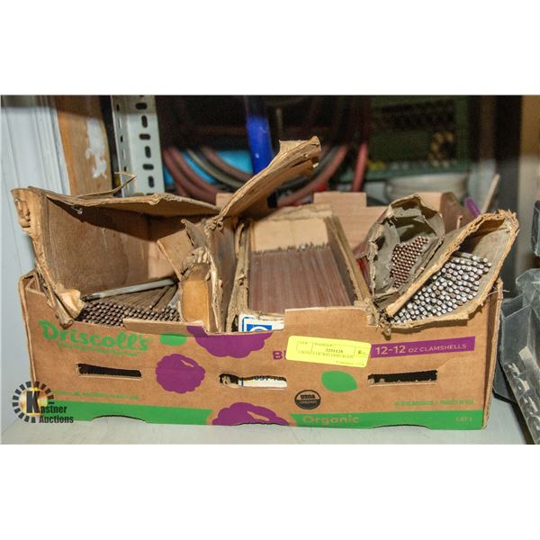 4 BOXES OF WELDING RODS