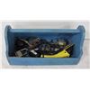 Image 1 : SMALL BLUE TOOLBOX W MISC TOOLS