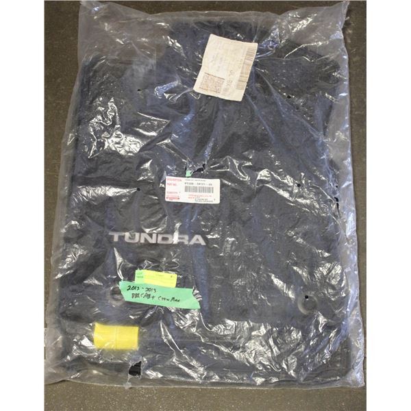 NEW TUNDRA BLACK FLOORMAT SET 4 PIECES FITS 2012-